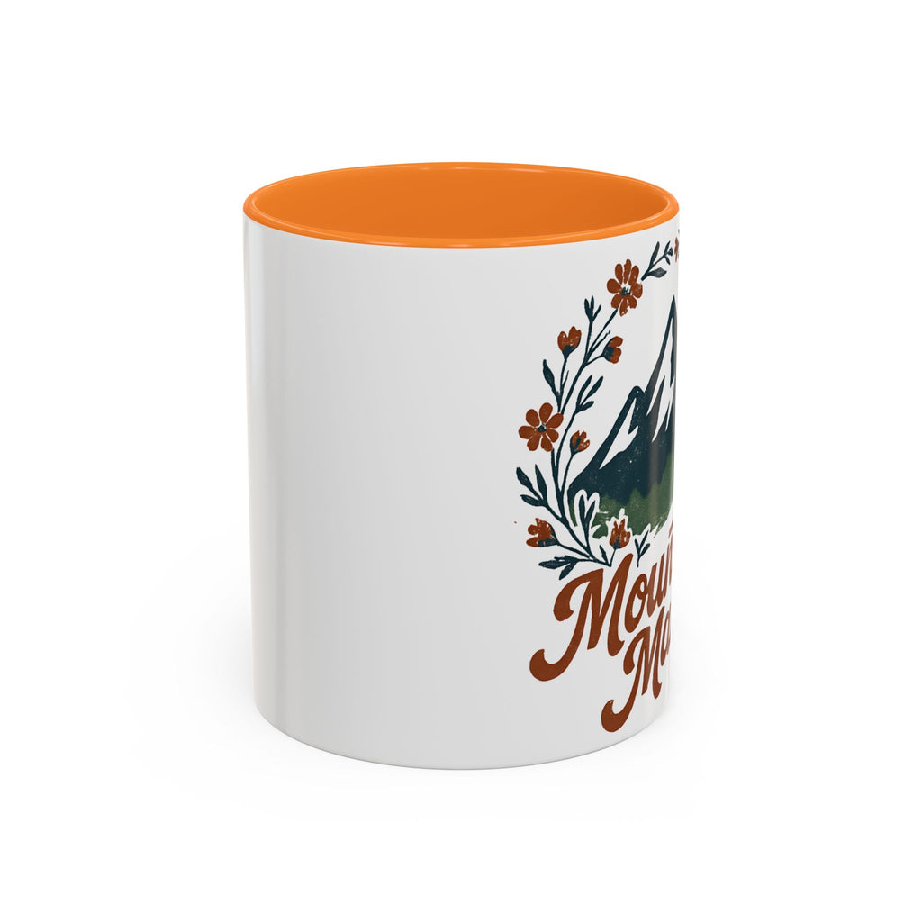 Mountain Mama Coffee Mug — 11oz & 15oz Floral Mountain Ceramic Mug