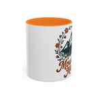 Mountain Mama Coffee Mug — 11oz & 15oz Floral Mountain Ceramic Mug