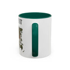 Wanderlust Floral Travel Mug — 11oz/15oz Ceramic Coffee Cup