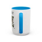 Wanderlust Floral Travel Mug — 11oz/15oz Ceramic Coffee Cup