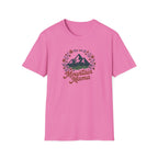 Mountain Mama T-Shirt — Floral Mountain Graphic Tee for Outdoor Moms