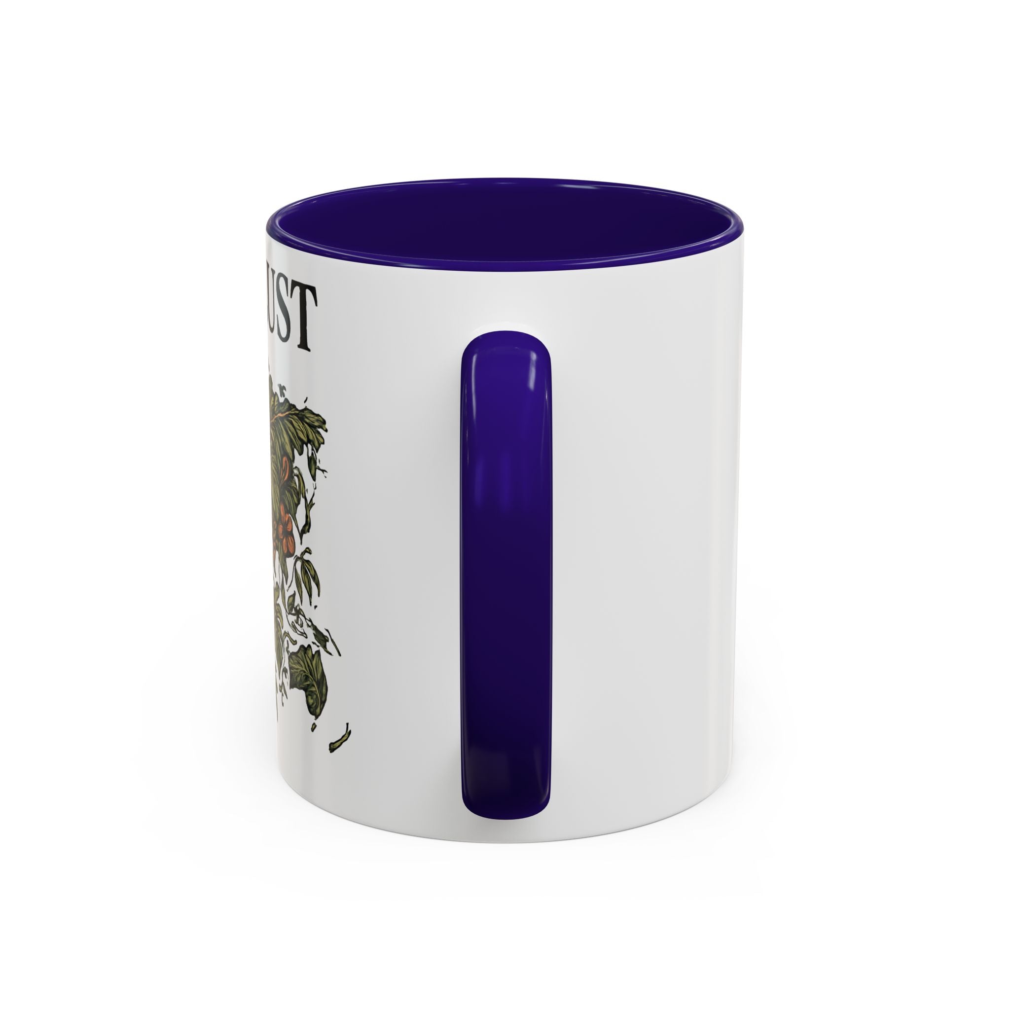Wanderlust Floral Travel Mug — 11oz/15oz Ceramic Coffee Cup