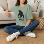 Into The Wild Bear T-Shirt — Outdoor Adventure Graphic Tee