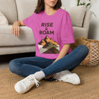 Rise & Roam Mountain T-Shirt — Adventure Graphic Tee for Hikers & Travelers