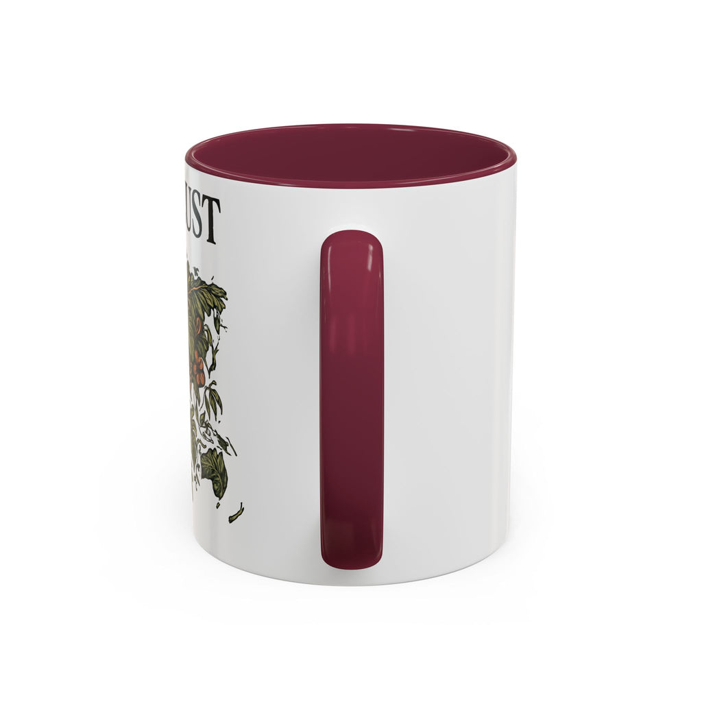 Wanderlust Floral Travel Mug — 11oz/15oz Ceramic Coffee Cup