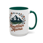 Mountain Mama Coffee Mug — 11oz & 15oz Floral Mountain Ceramic Mug