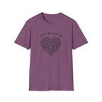Nature Lover T-Shirt — Botanical Heart Graphic Tee