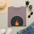 Campfire Night T-Shirt — Cozy Wilderness Bonfire Graphic Tee