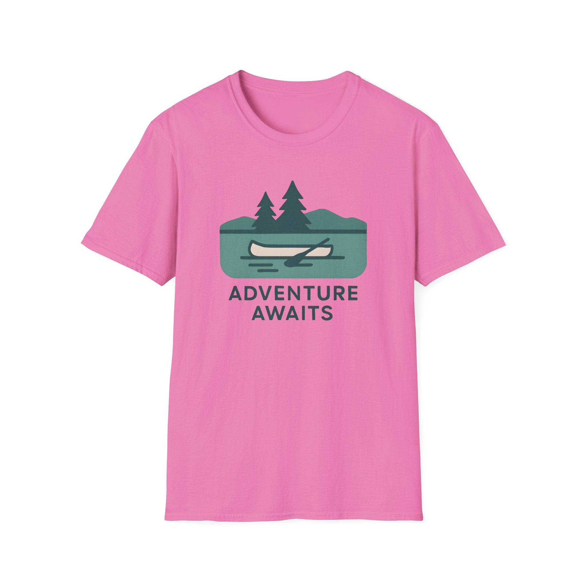 Adventure Awaits Canoe T-Shirt