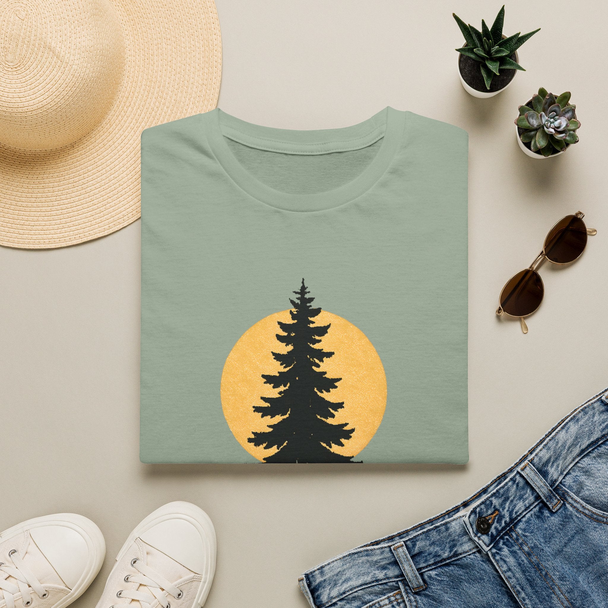 Go Outside Tree T-Shirt — Nature Adventure Graphic Tee