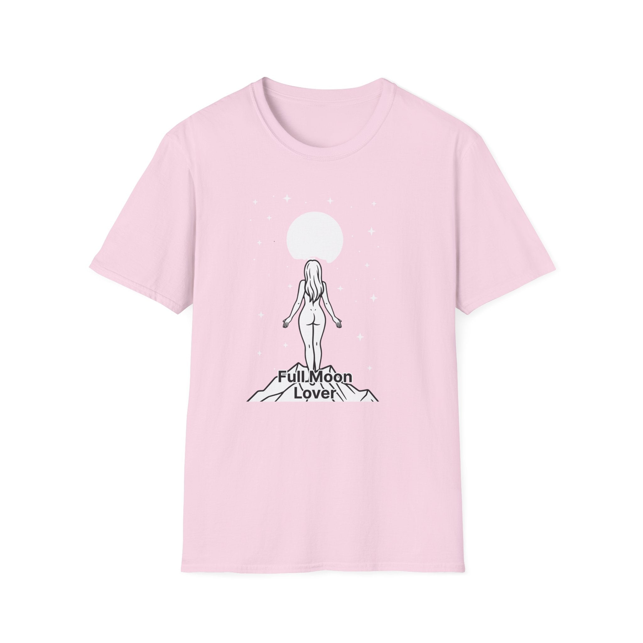 Moon Goddess T-Shirt — Celestial 'Moon Lover' Graphic Tee