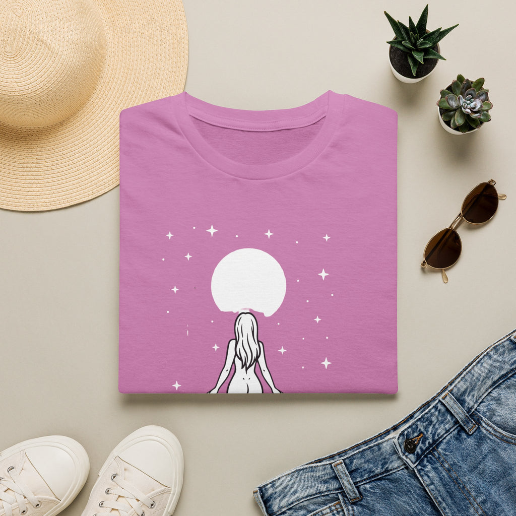 Moon Goddess T-Shirt — Celestial 'Moon Lover' Graphic Tee