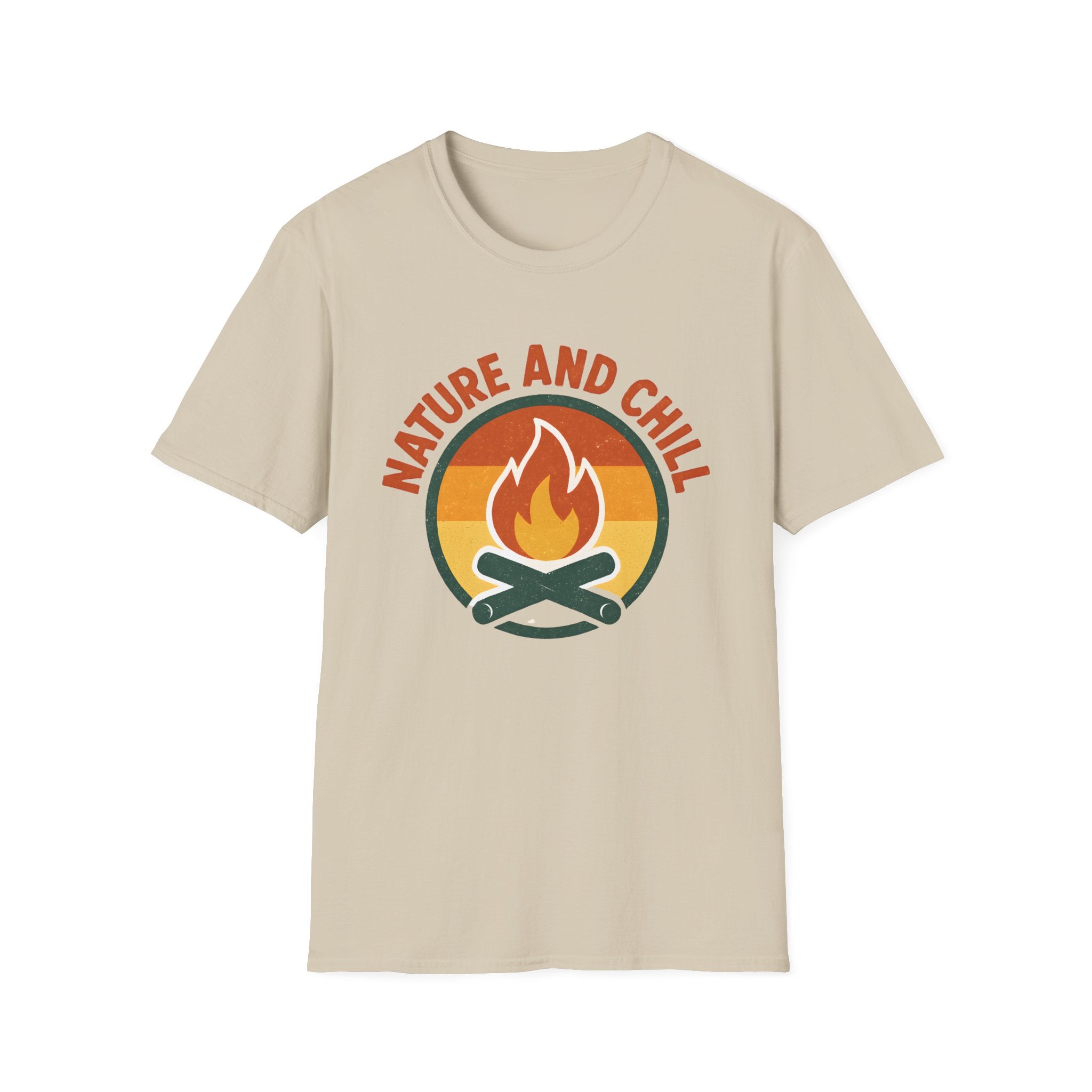Nature and Chill Campfire T-Shirt