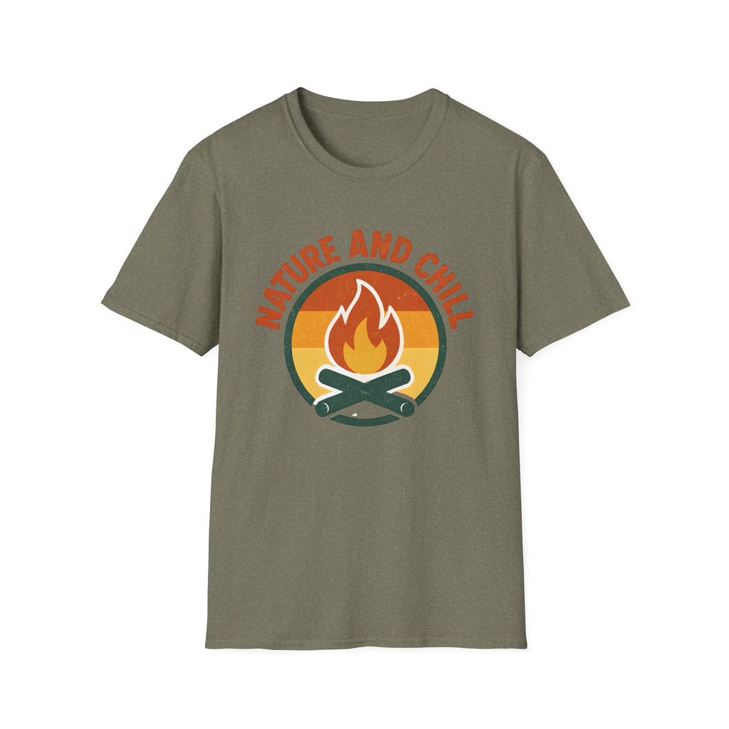 Nature and Chill Campfire T-Shirt