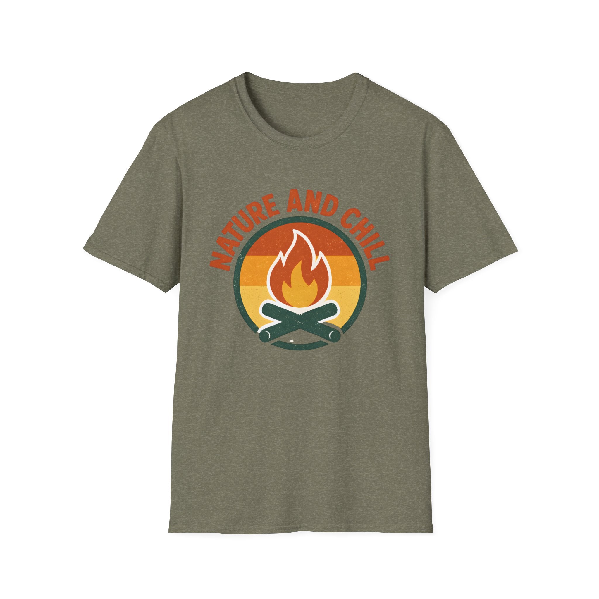 Nature and Chill Campfire T-Shirt