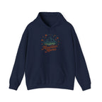 Mountain Mama Hoodie — Floral Mountain Graphic Pullover for Outdoor Moms