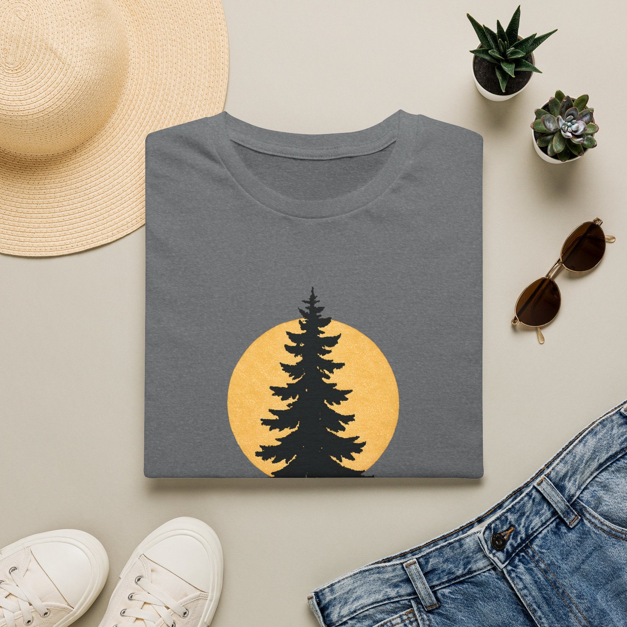 Go Outside Tree T-Shirt — Nature Adventure Graphic Tee