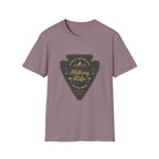 Hiking Life Graphic T-Shirt — Sunday Adventure Mountain Badge Tee