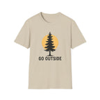 Go Outside Tree T-Shirt — Nature Adventure Graphic Tee