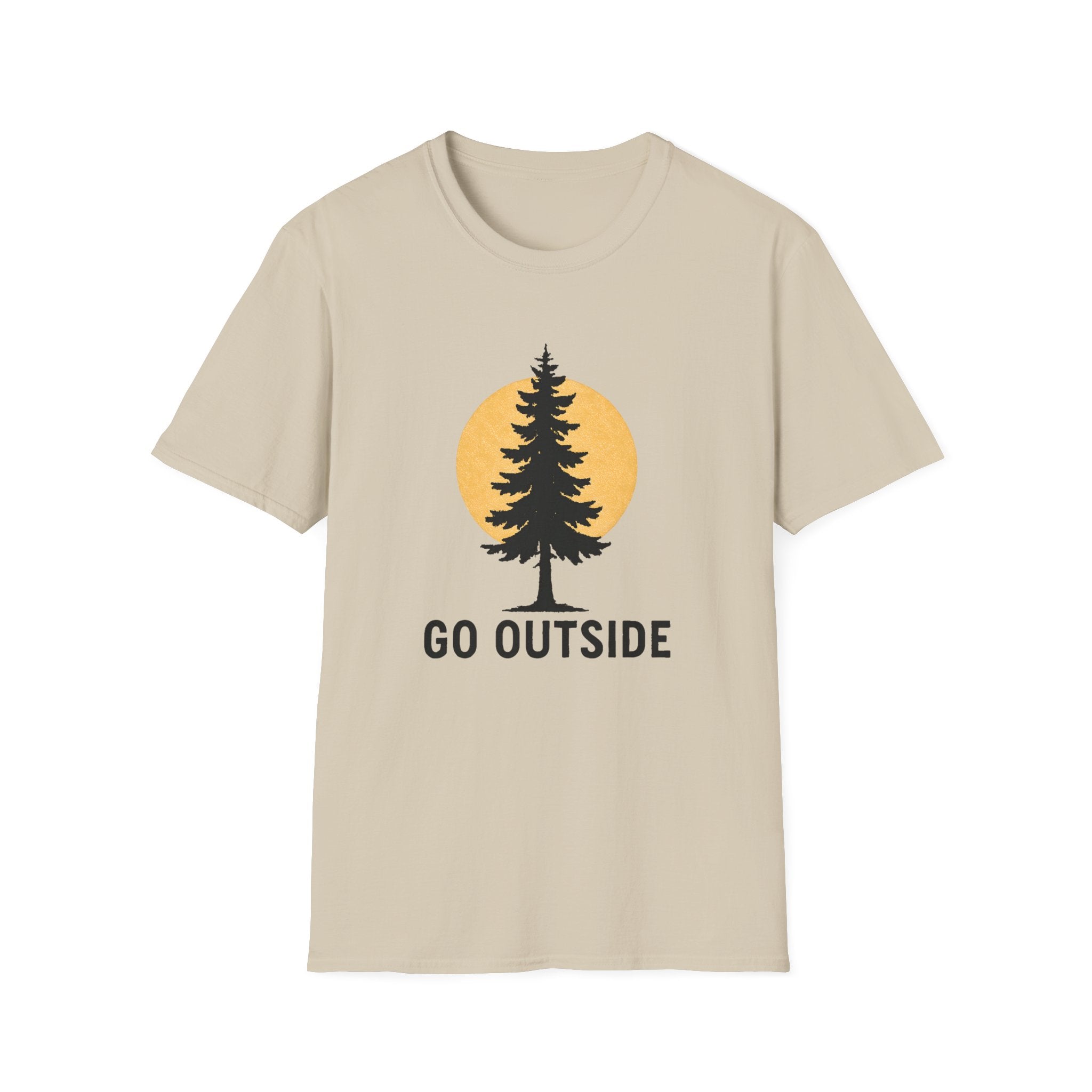 Go Outside Tree T-Shirt — Nature Adventure Graphic Tee