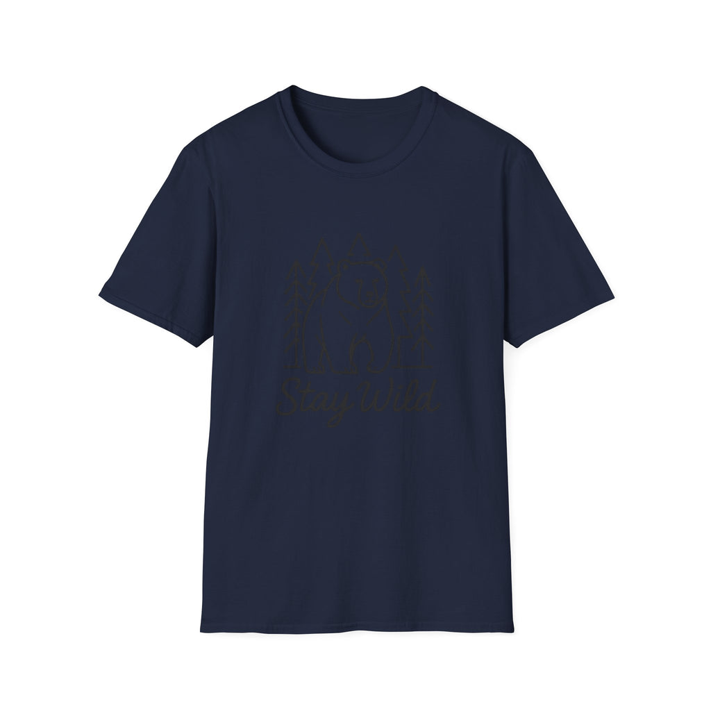 Bear Forest 'Stay Wild' T-Shirt — Adventure Outdoor Nature Tee