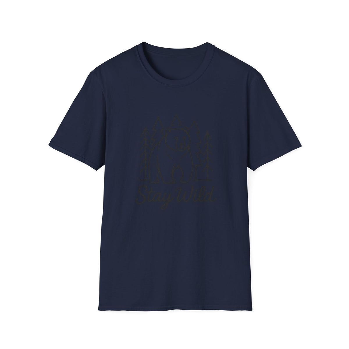 Bear Forest 'Stay Wild' T-Shirt — Adventure Outdoor Nature Tee