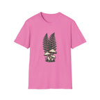 Fern & Mushroom Botanical Tee — Nature-Inspired Graphic T-Shirt