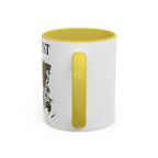 Wanderlust Floral Travel Mug — 11oz/15oz Ceramic Coffee Cup