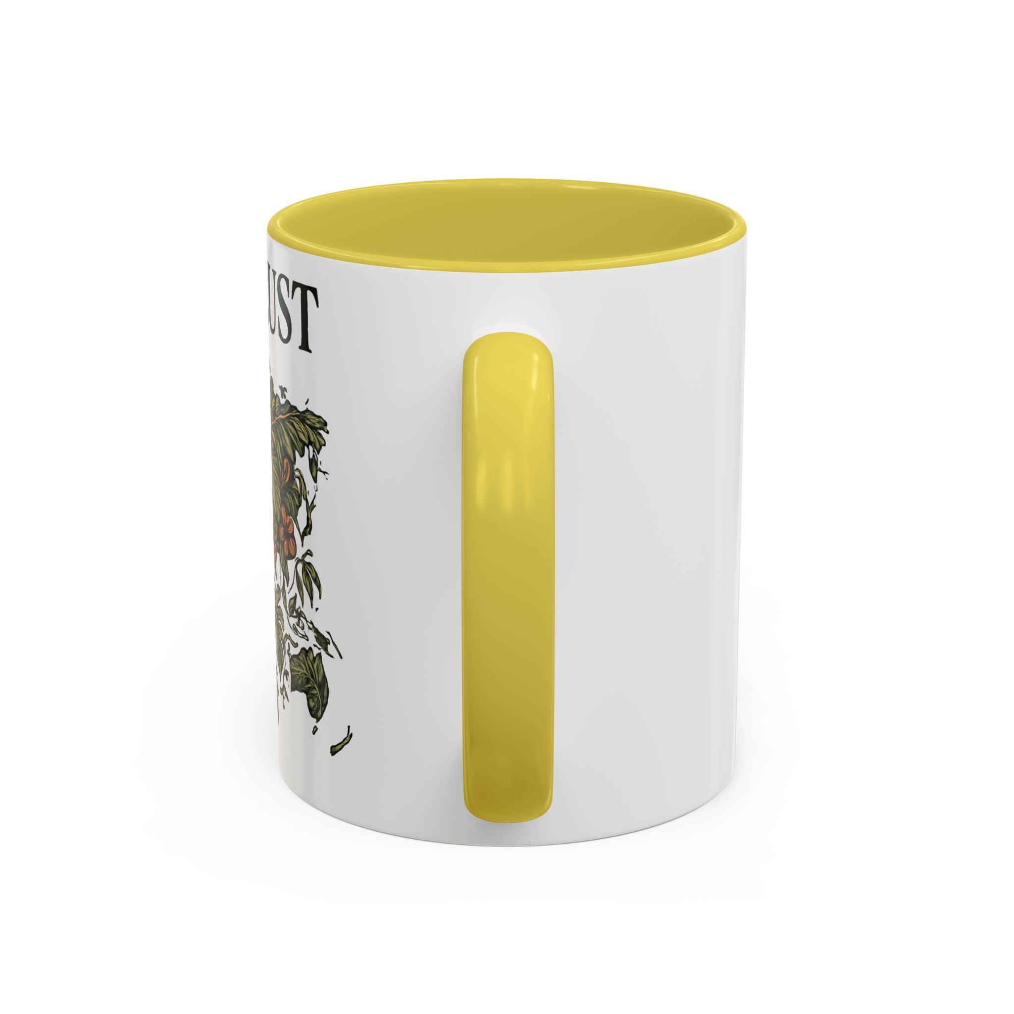 Wanderlust Floral Travel Mug — 11oz/15oz Ceramic Coffee Cup