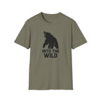 Into The Wild Bear T-Shirt — Outdoor Adventure Graphic Tee