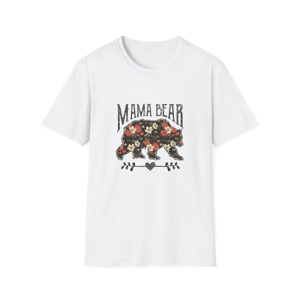 Mama Bear Floral T-Shirt — Vintage Floral Mom Tee