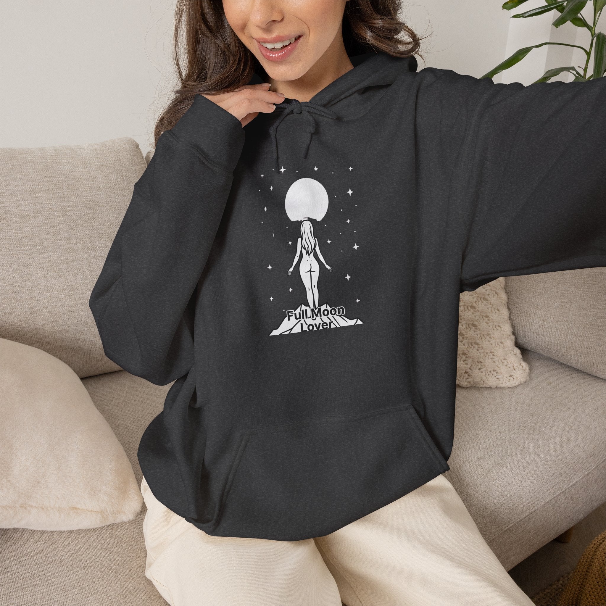 Moon Goddess T-Shirt — Celestial 'Moon Lover' Graphic Tee