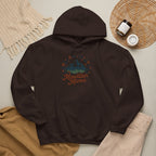 Mountain Mama Hoodie — Floral Mountain Graphic Pullover for Outdoor Moms