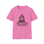 Campfire Graphic T-Shirt — "Home Is Where the Campfire Is" Outdoor Tee