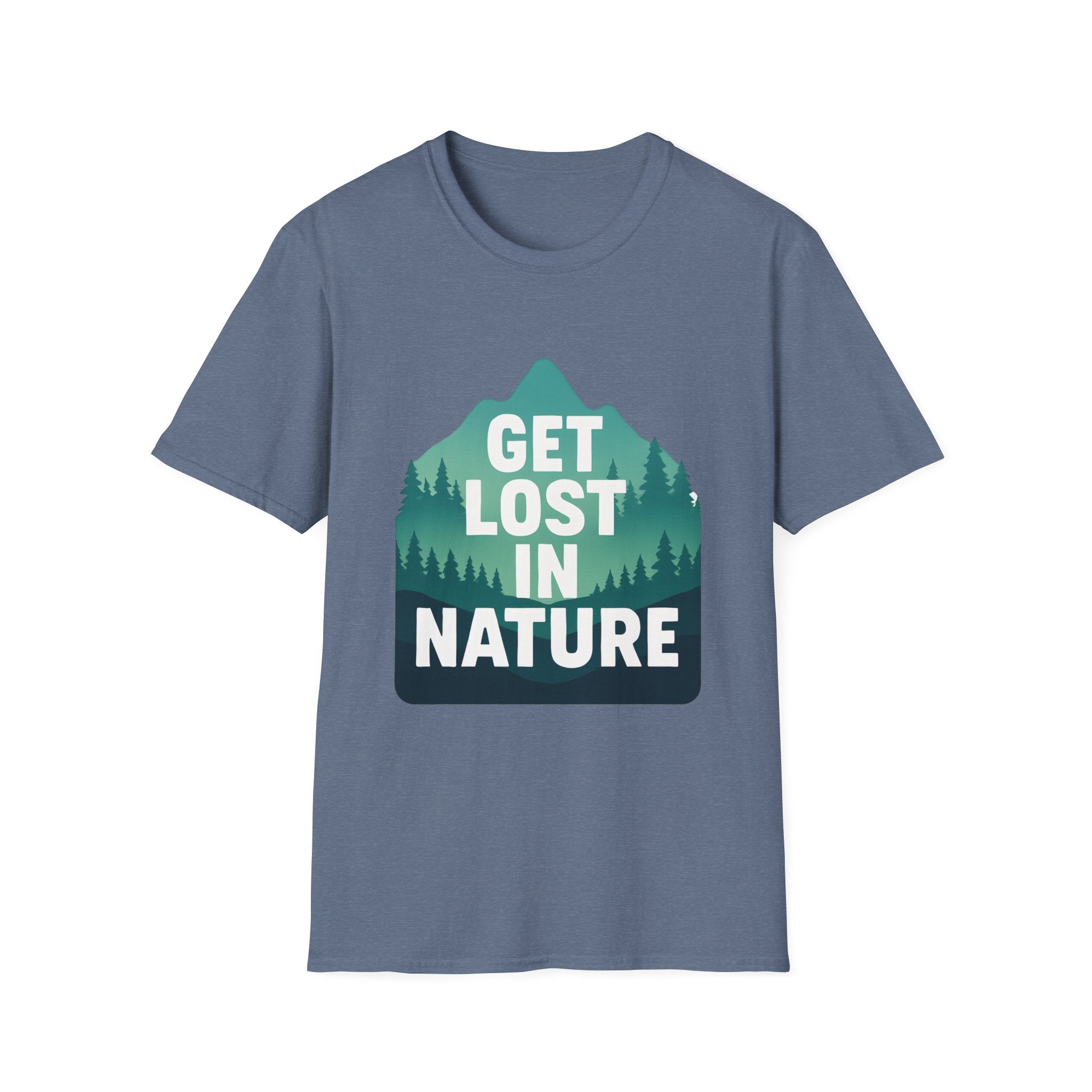 Get Lost in Nature T-Shirt — Outdoor Adventure Graphic Tee