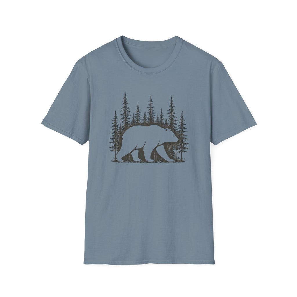 Bear Forest T-Shirt — Woodland Bear Graphic Tee