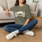 Mountain Pines T-Shirt — Minimal Scenic Forest Graphic