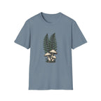 Fern & Mushroom Botanical Tee — Nature-Inspired Graphic T-Shirt