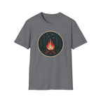 Campfire Night T-Shirt — Cozy Wilderness Bonfire Graphic Tee