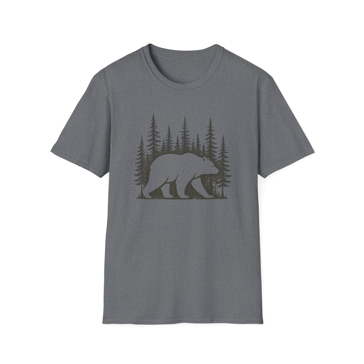 Bear Forest T-Shirt — Woodland Bear Graphic Tee