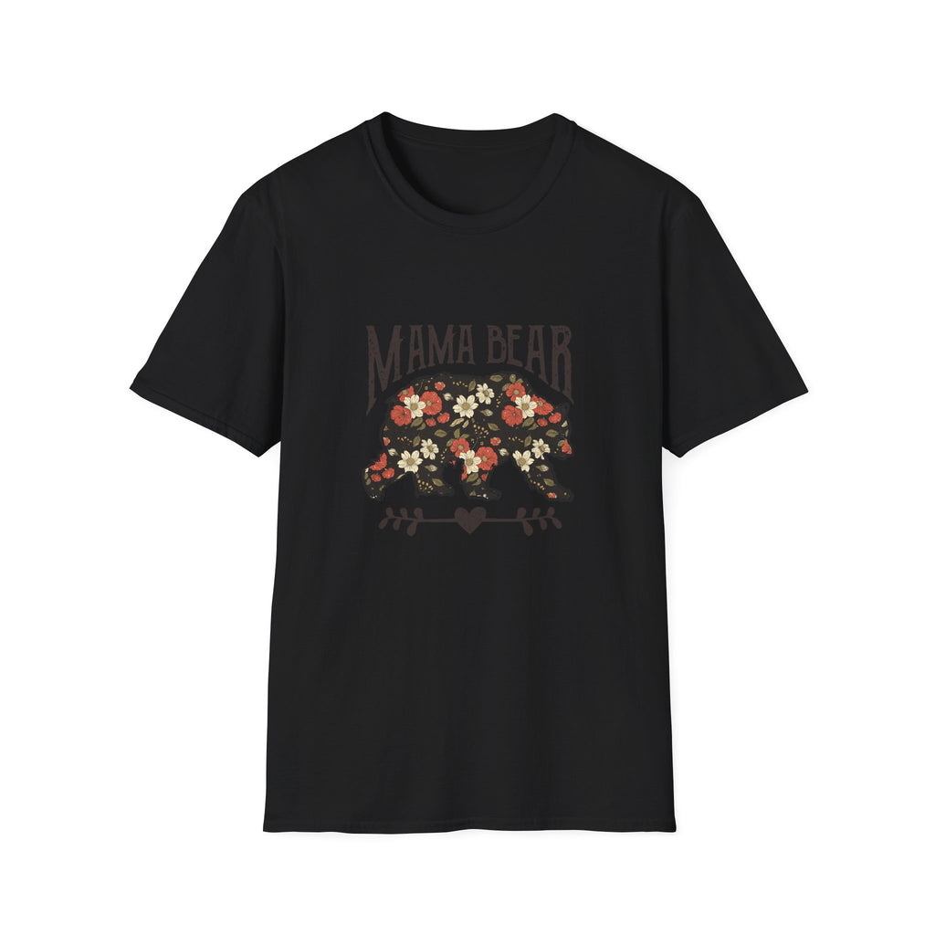 Mama Bear Floral T-Shirt — Vintage Floral Mom Tee