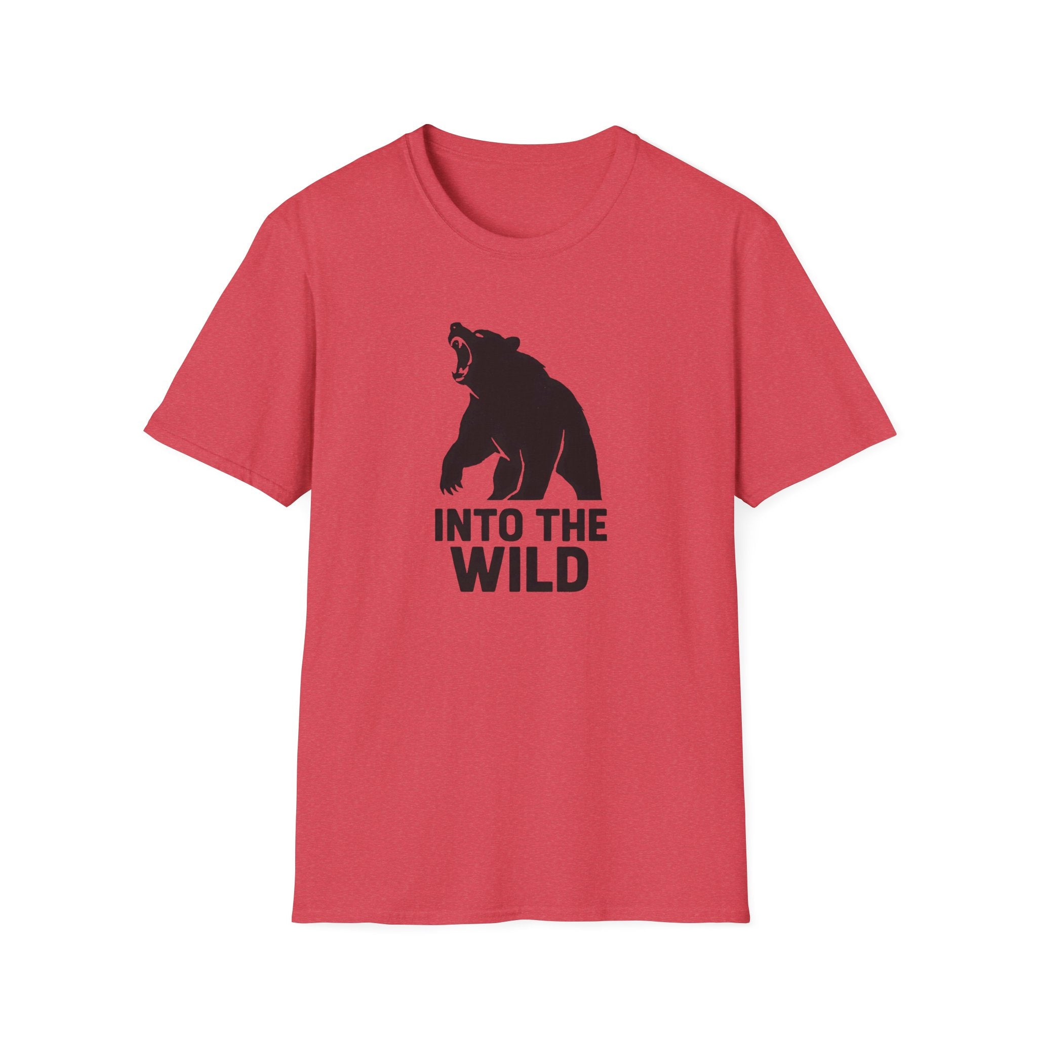 Into The Wild Bear T-Shirt — Outdoor Adventure Graphic Tee