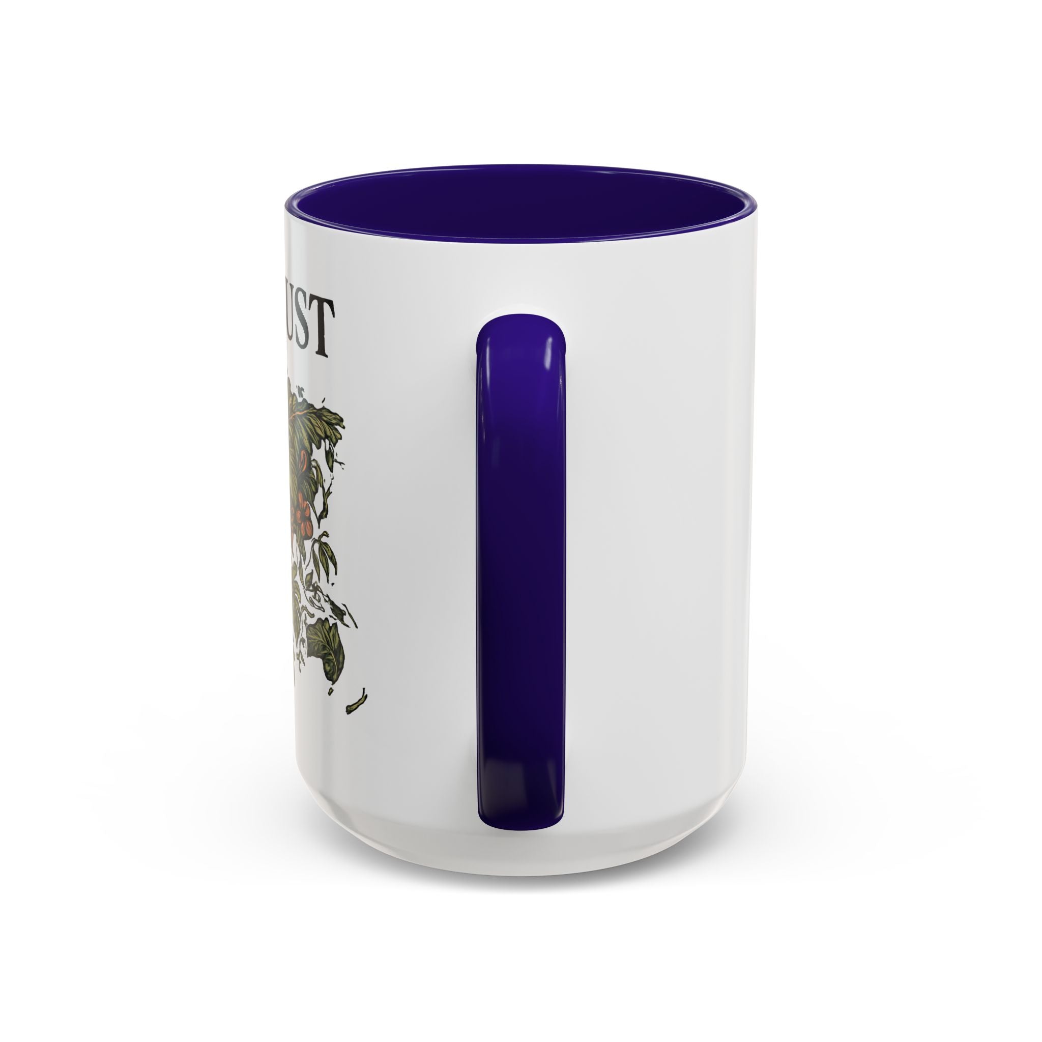 Wanderlust Floral Travel Mug — 11oz/15oz Ceramic Coffee Cup