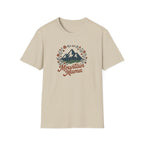 Mountain Mama T-Shirt — Floral Mountain Graphic Tee for Outdoor Moms