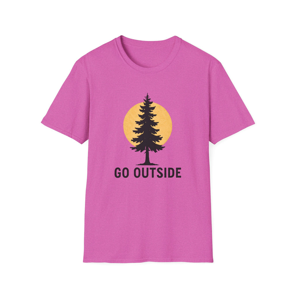 Go Outside Tree T-Shirt — Nature Adventure Graphic Tee