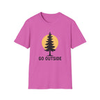 Go Outside Tree T-Shirt — Nature Adventure Graphic Tee