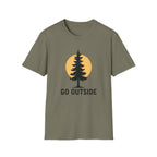 Go Outside Tree T-Shirt — Nature Adventure Graphic Tee