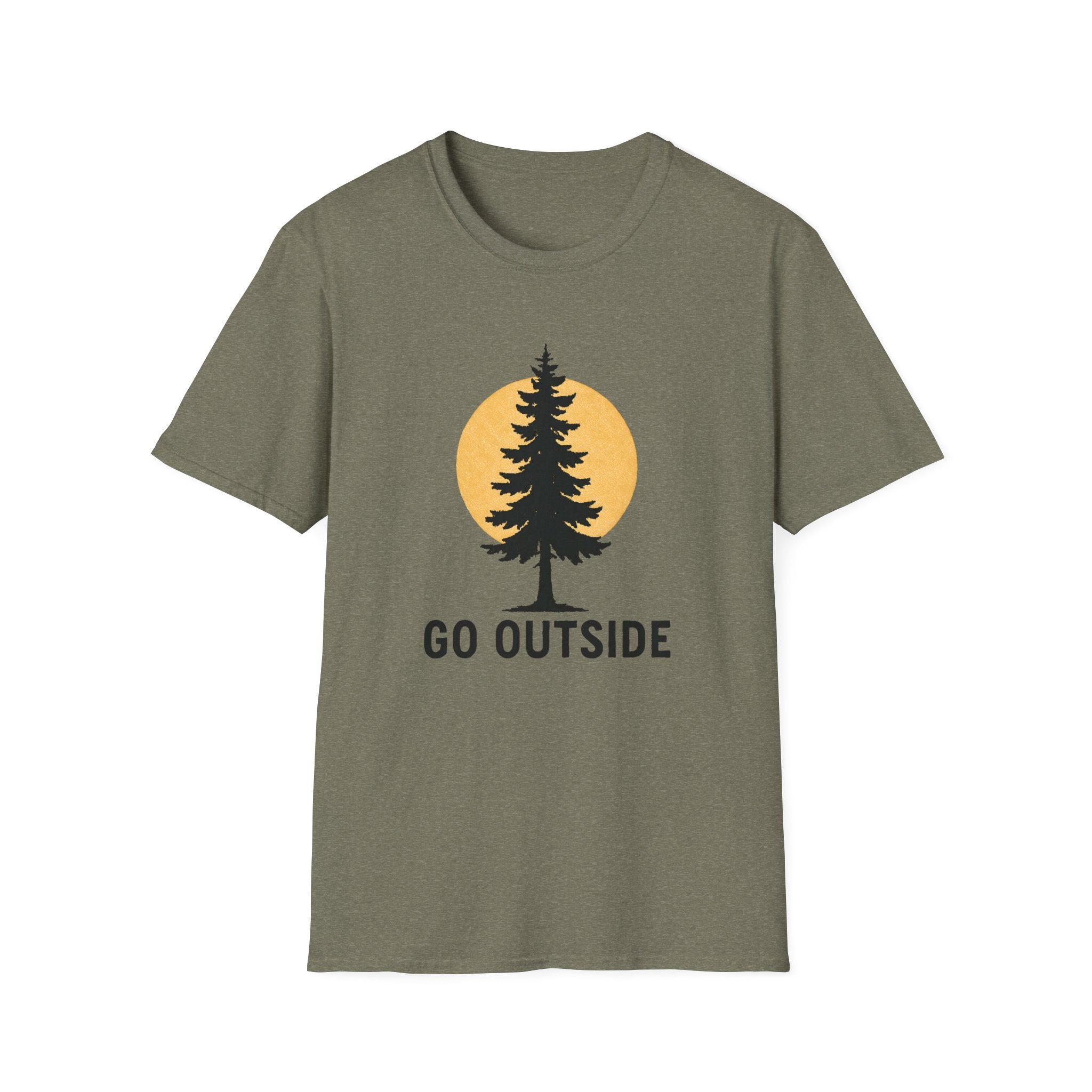 Go Outside Tree T-Shirt — Nature Adventure Graphic Tee