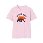 Sunset Hikes T-Shirt — Bear Silhouette Mountain Sunset Tee