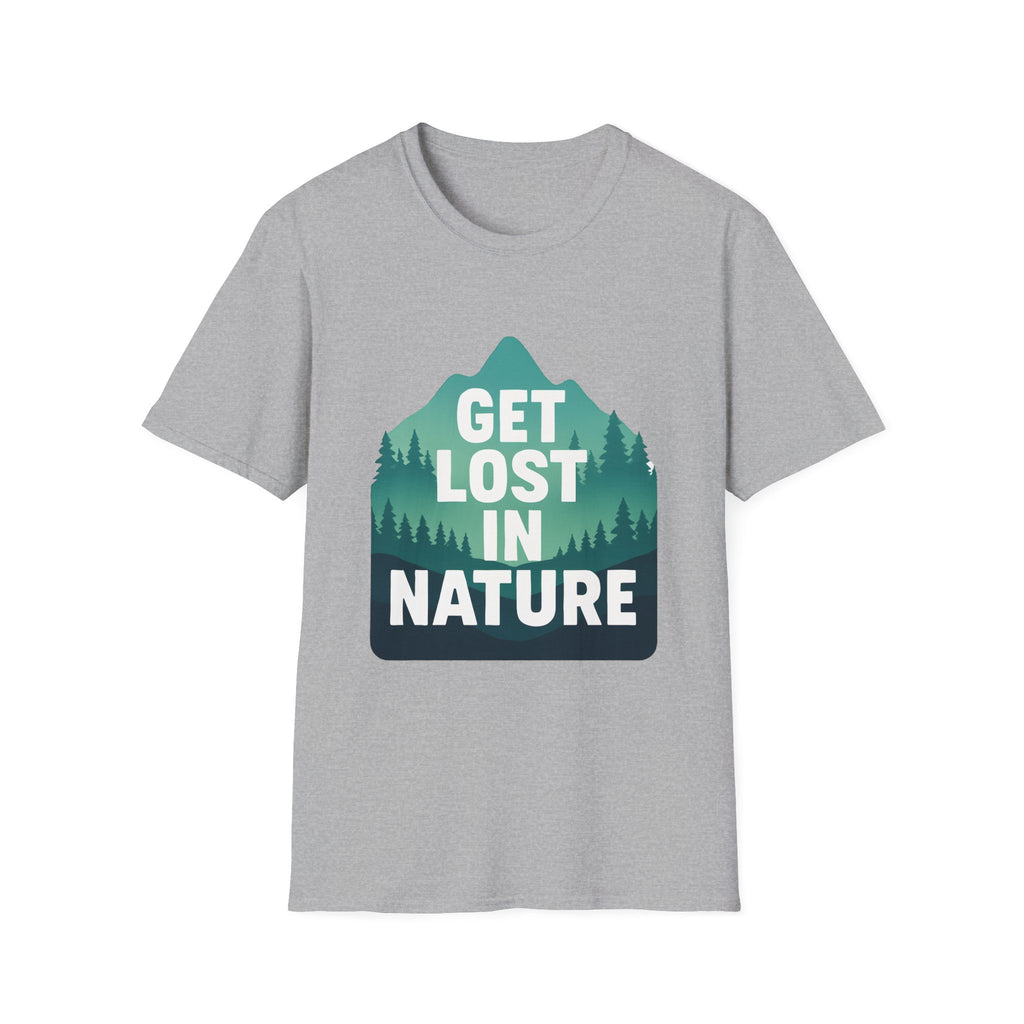 Get Lost in Nature T-Shirt — Outdoor Adventure Graphic Tee